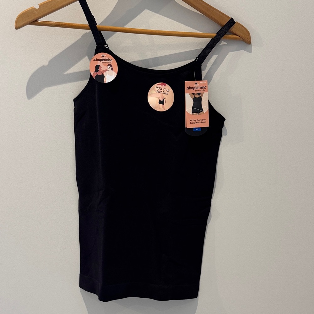 Shapermint Elegant Black Camisole